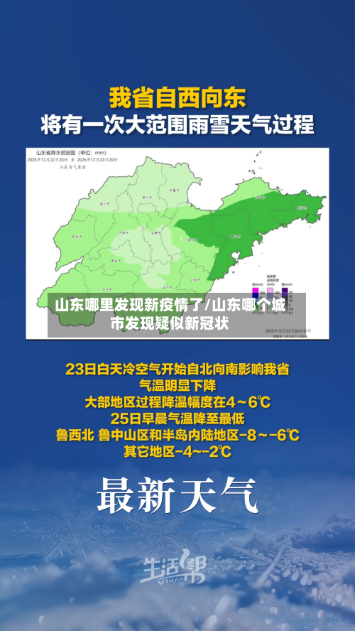 山东哪里发现新疫情了/山东哪个城市发现疑似新冠状