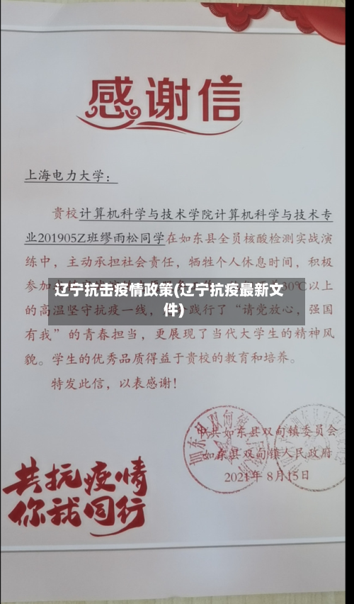 辽宁抗击疫情政策(辽宁抗疫最新文件)